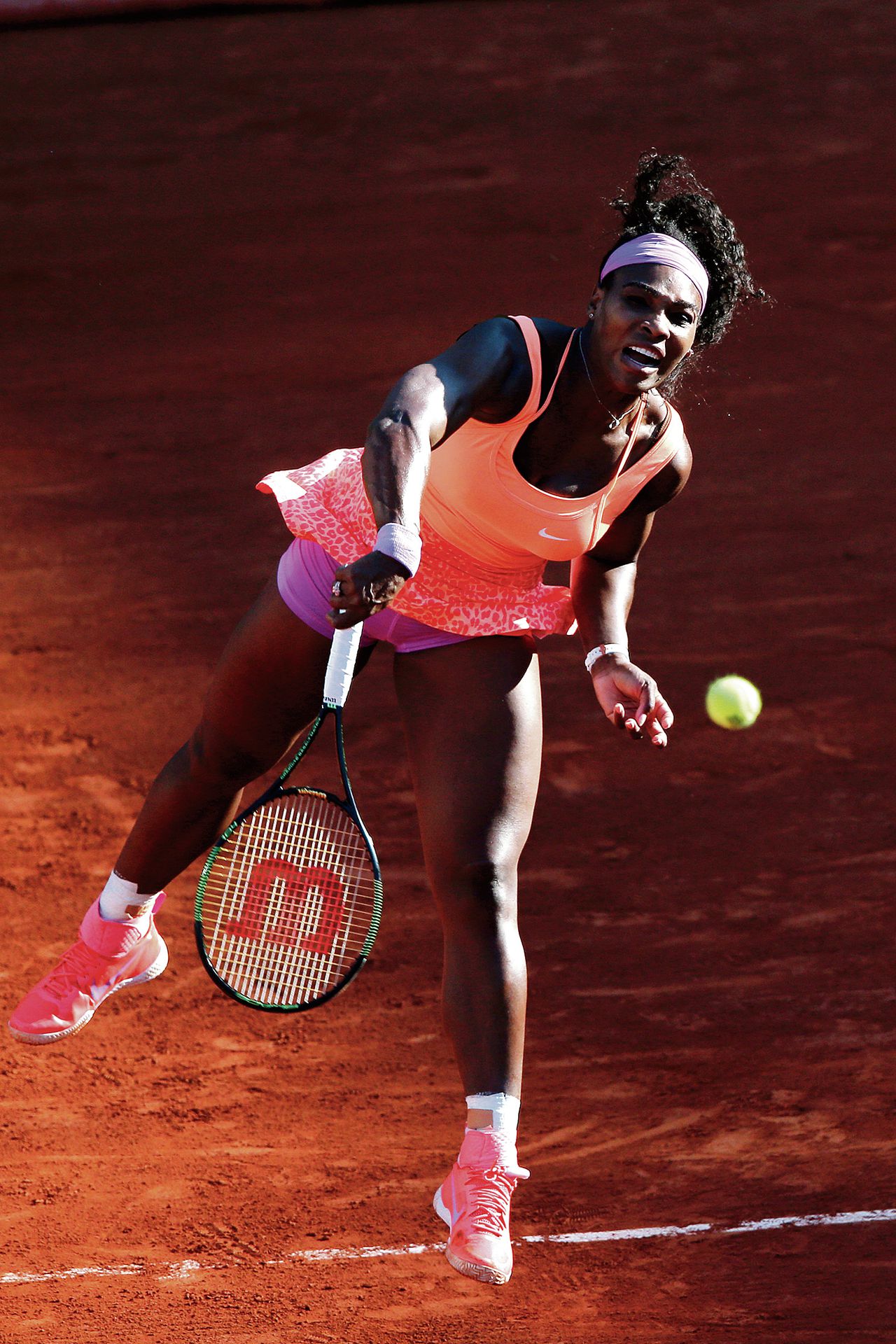 Serena Williams: ziek, verkouden, niet in topvorm? Maar opgeven is er niet bij.