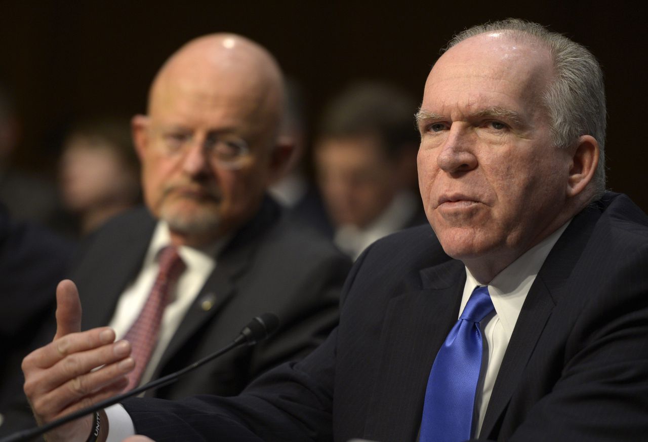 CIA-directeur John Brennan (rechts).