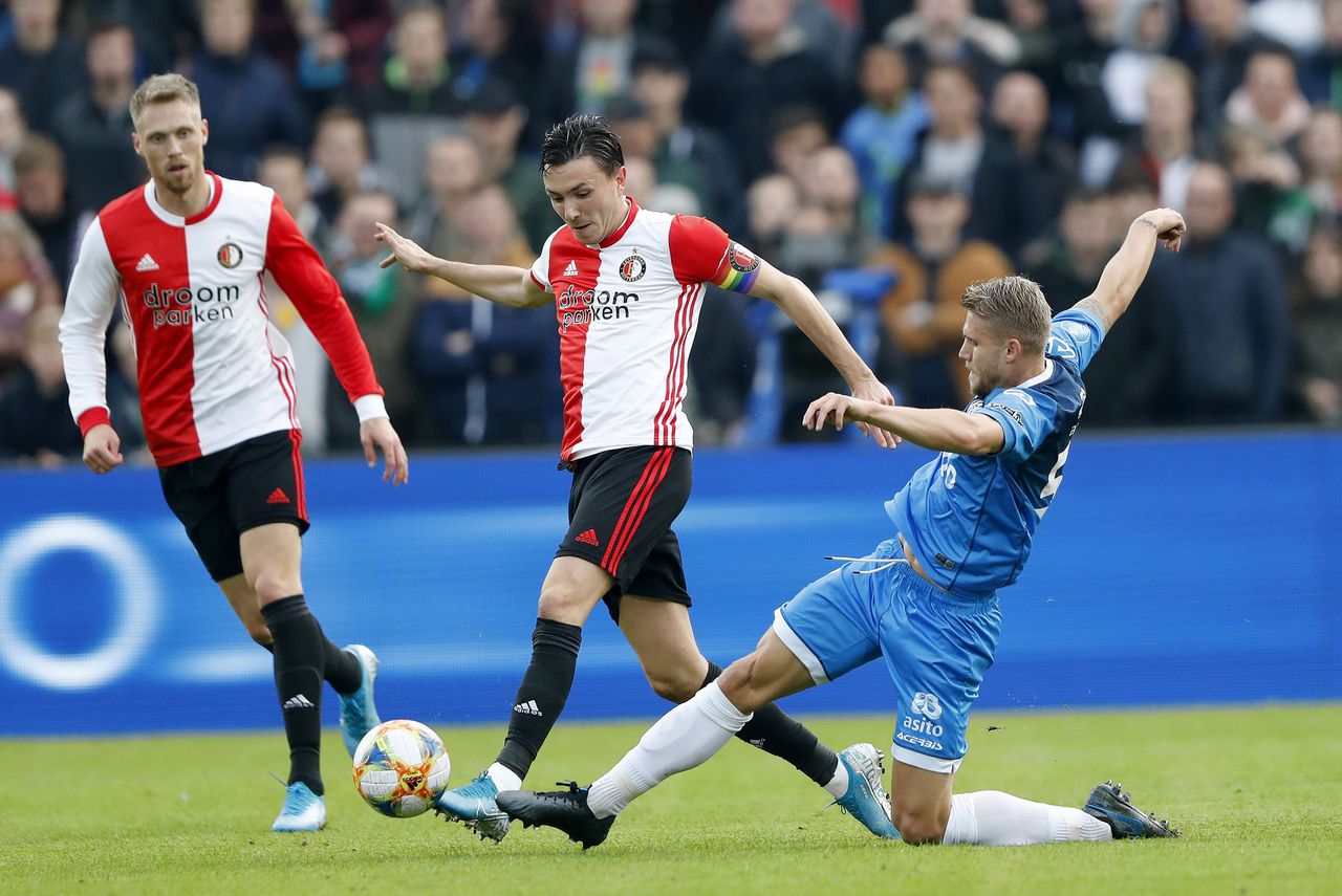 Feyenoord verspeelt punten thuis tegen Heracles 