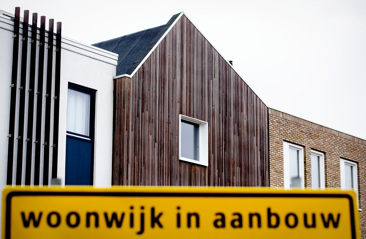 Een nieuwbouwwoning in de wijk Amersfoortse wijk Vathorst.