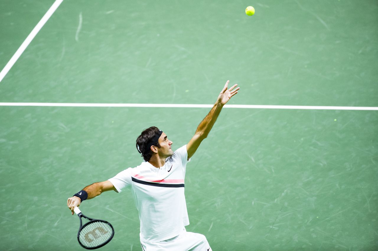 Federer door naar finale in Rotterdam 
