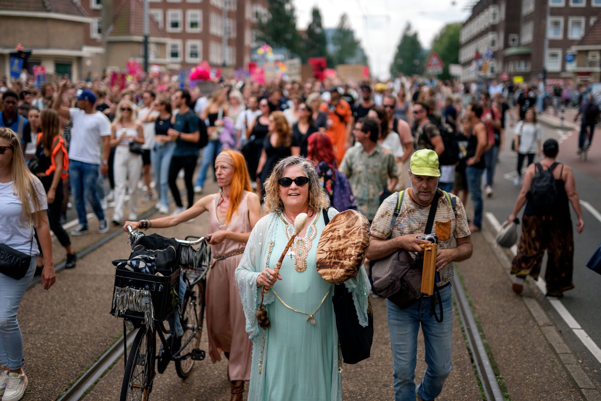 Demonstratie amsterdam vandaag live