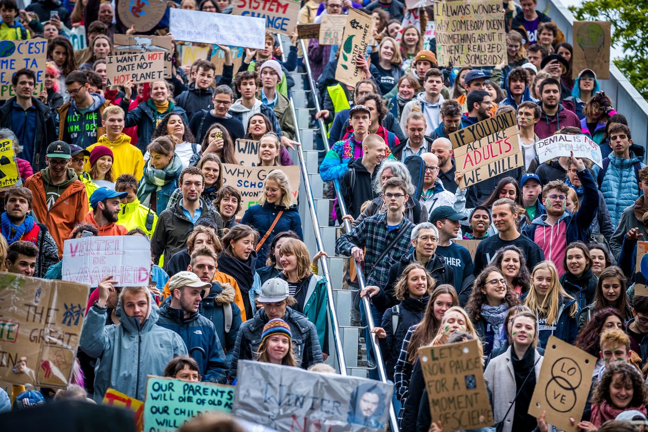 Klimaatmars in Maastricht in mei 2019.