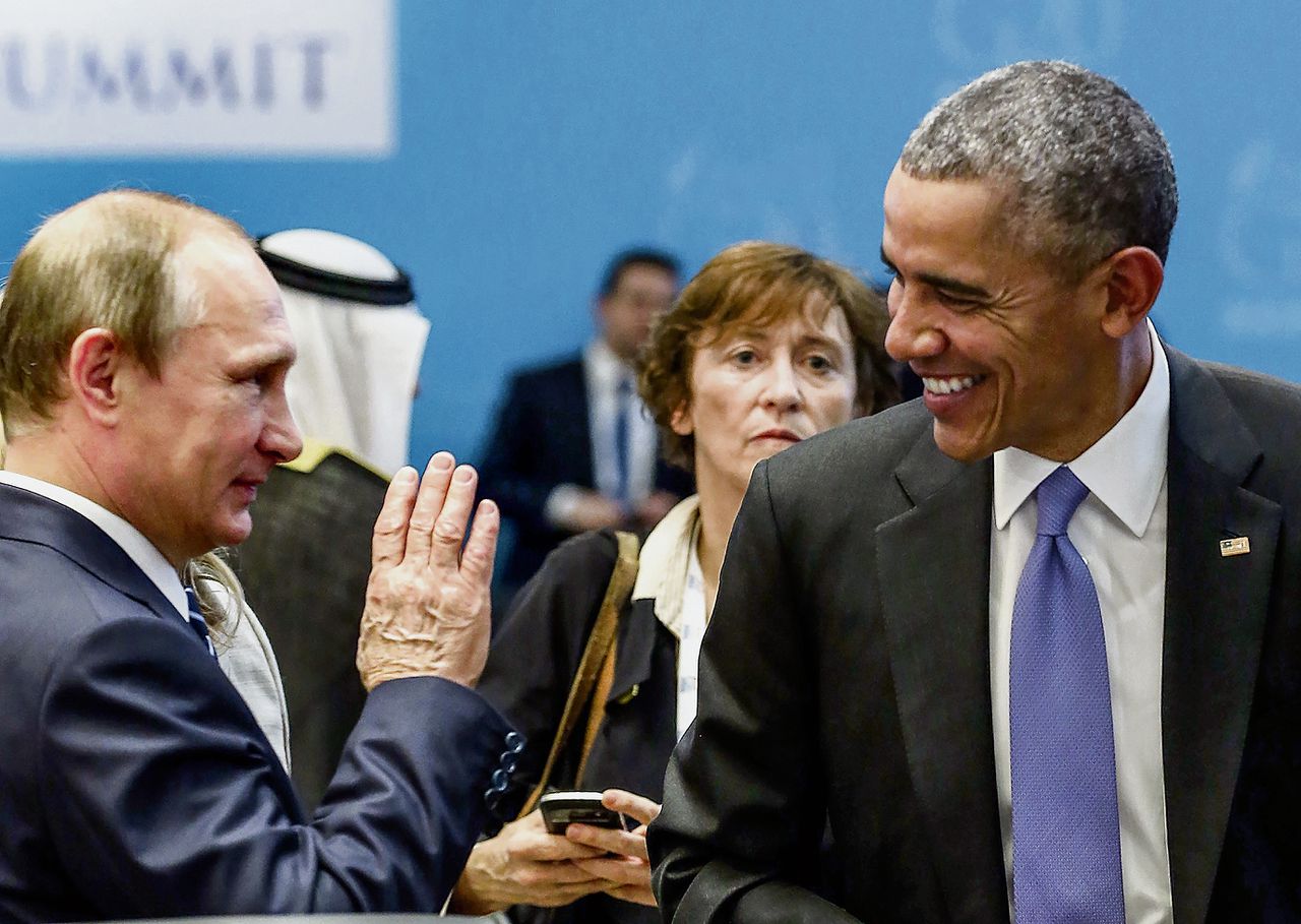 De Russische president Poetin deed zijn voorstel gisteren op de G20-top in Antalya.