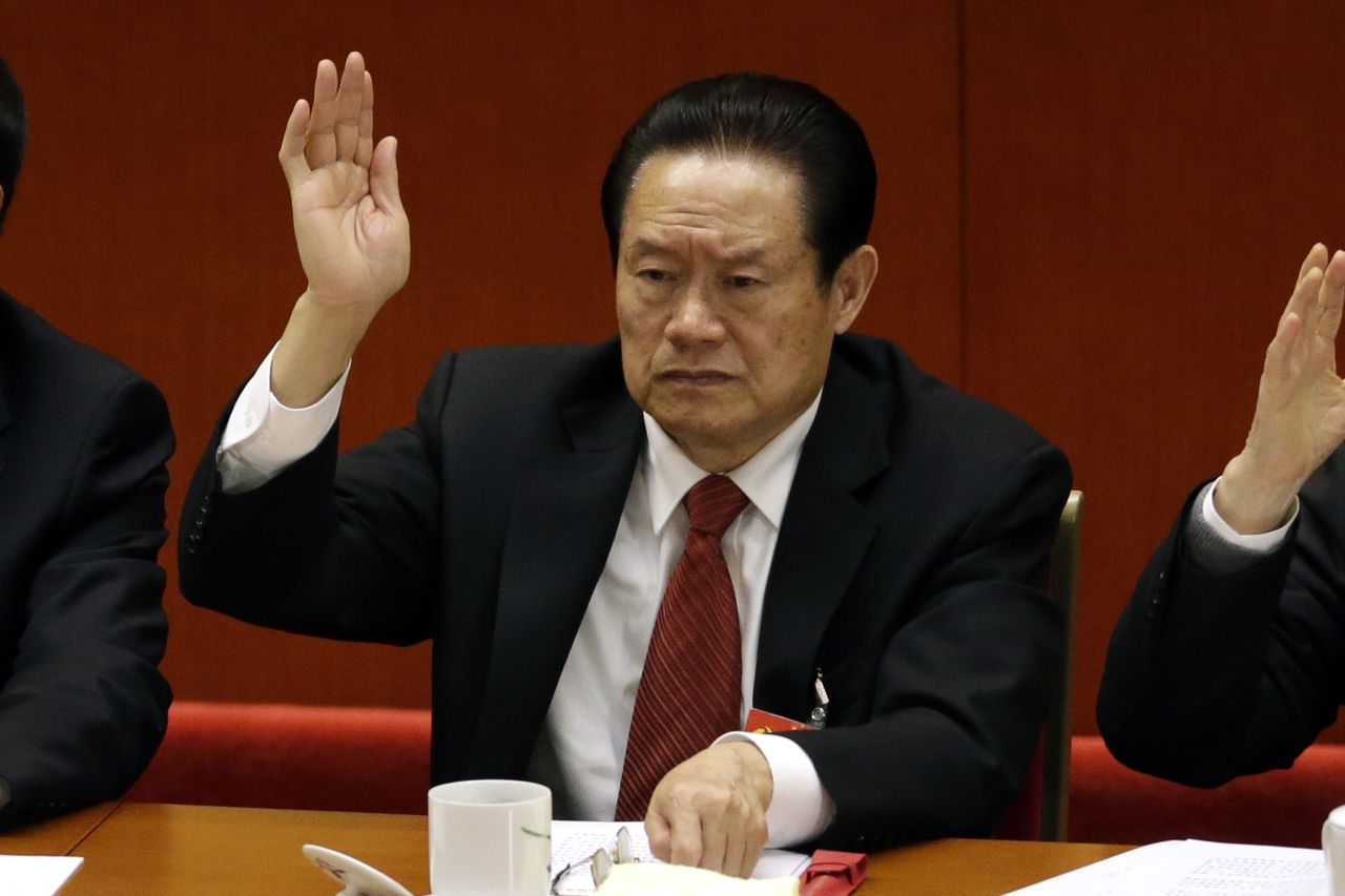Zhou Yongkang, het voormalige hoofd van het staatsveiligheidsbureau in China, is gearresteerd.
