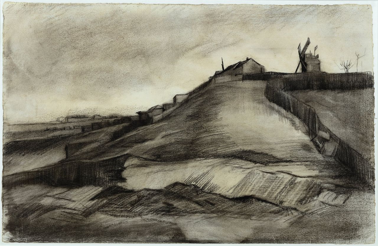 Vincent van Gogh, De heuvel van Montmartre met steengroeve, maart 1886