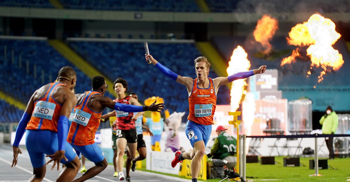 Goud voor Nederlandse mannenploeg op 4×400 meter bij WK estafette NRC