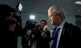 PVV leader Geert Wilders prior to the weekly coalition consultation of the PVV, VVD, BBB and NSC, one day after Wilders announced new asylum measures. Photo Bart Maat