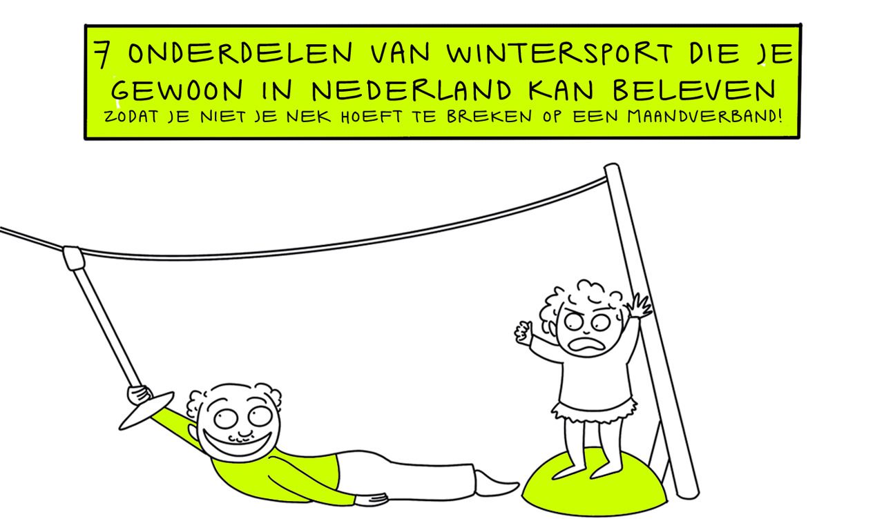 Hoe je de wintersport gewoon in Nederland kunt beleven 