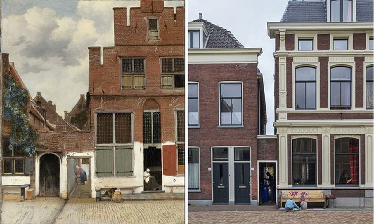 Eindelijk gevonden: de precieze locatie van Vermeers ‘straatje’ - NRC