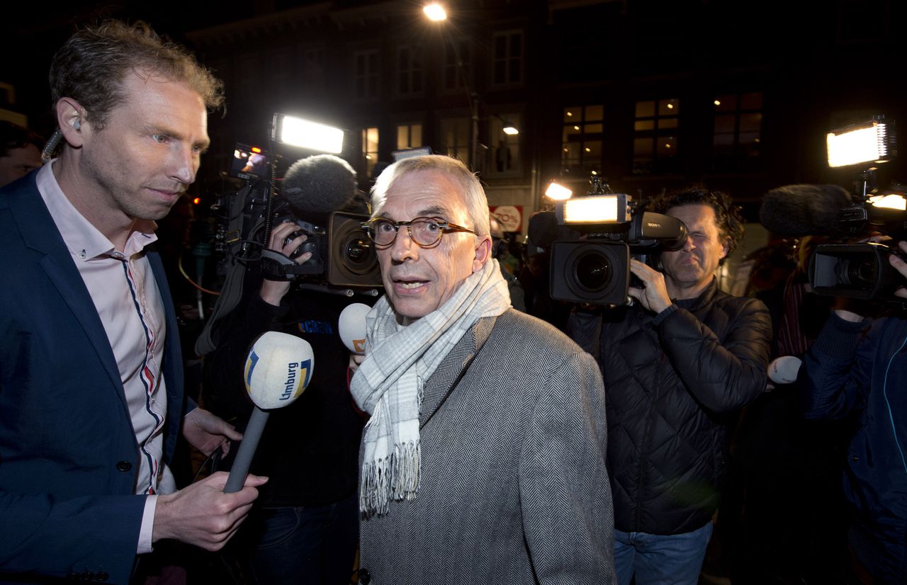 Jos van Rey op de avond van de gemeenteraadsverkiezingen in maart ton zijn Liberale Volkspartij de grootste werd in Roermond. Uiteindelijk wilde geen enkele partij met de omstreden oud-wethouder in een coalitie.