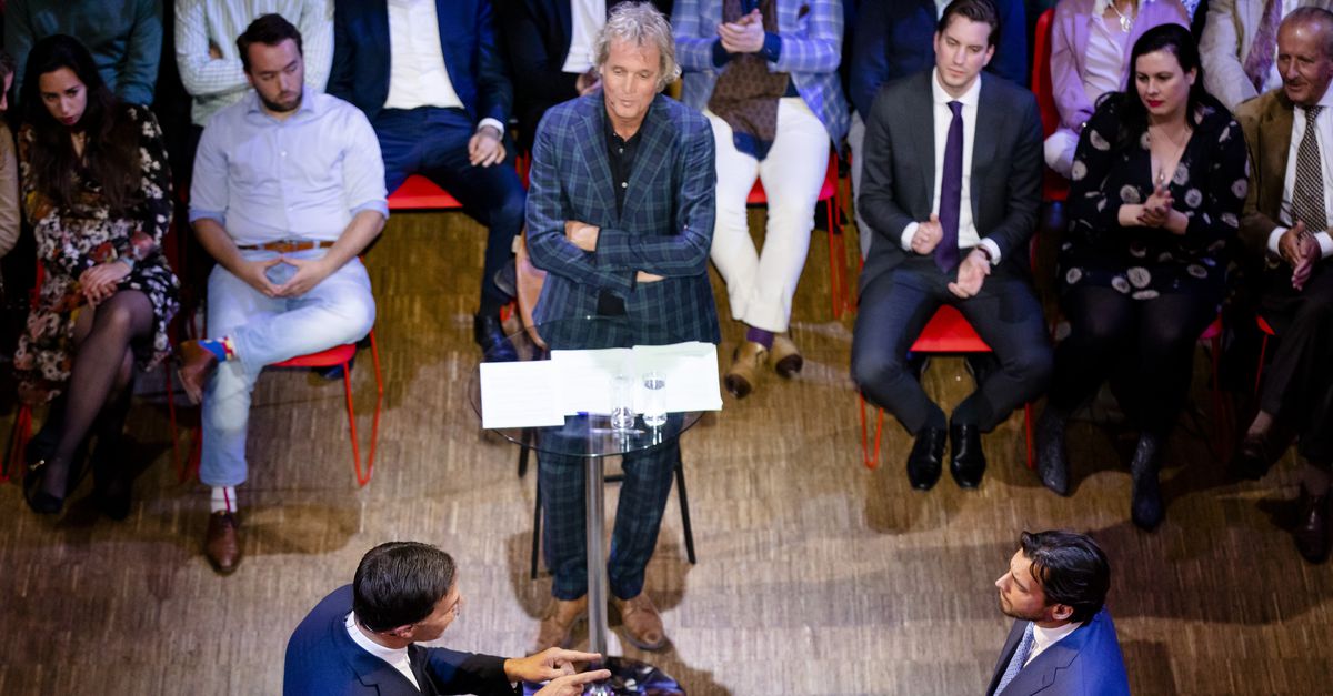 Rutte geeft Baudet in tv-debat het grootst denkbare podium - NRC