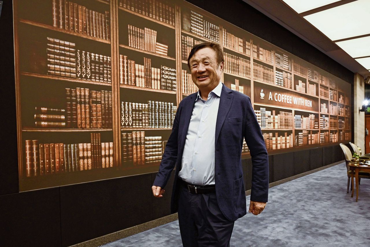Ren Zhengfei, oprichter en baas van Huawei.