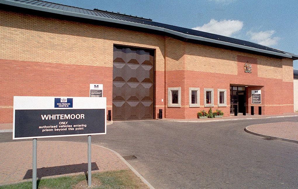 De beveiligde gevangenis HMP Whitemoor in de county Cambridgeshire, in Engeland.