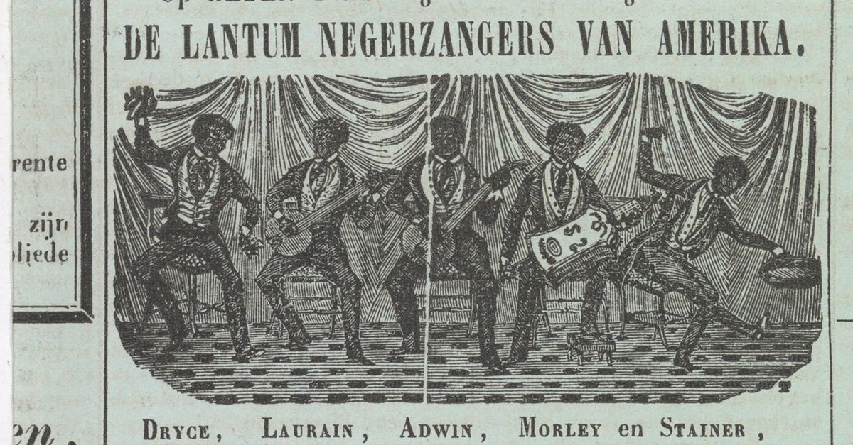 Gemengd pistool Lijkenhuis Zwarte Piet is in 19de eeuw beïnvloed door blackface-traditie' - NRC