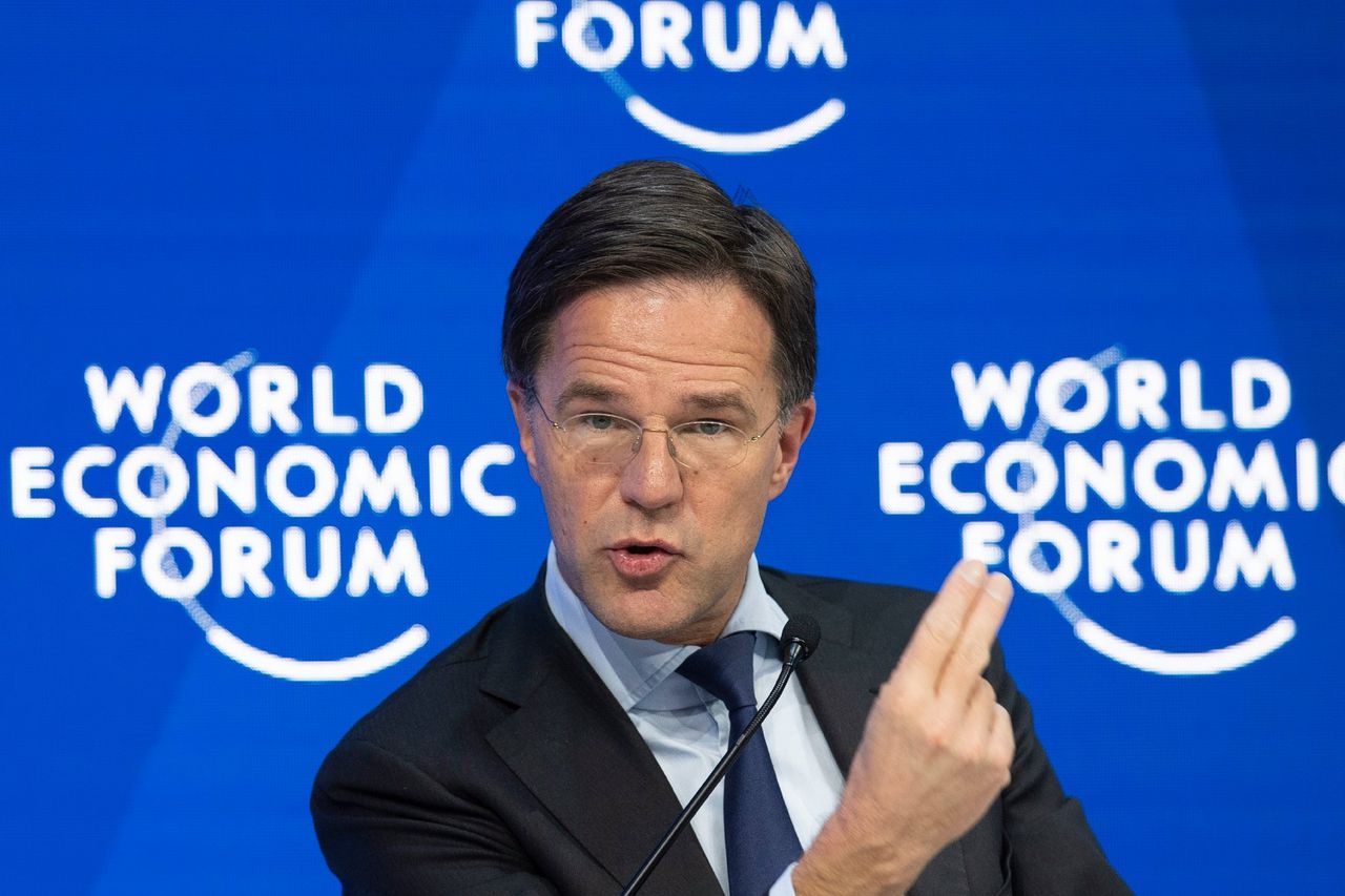 Rutte in Davos: 25 gesprekken in anderhalve dag - NRC