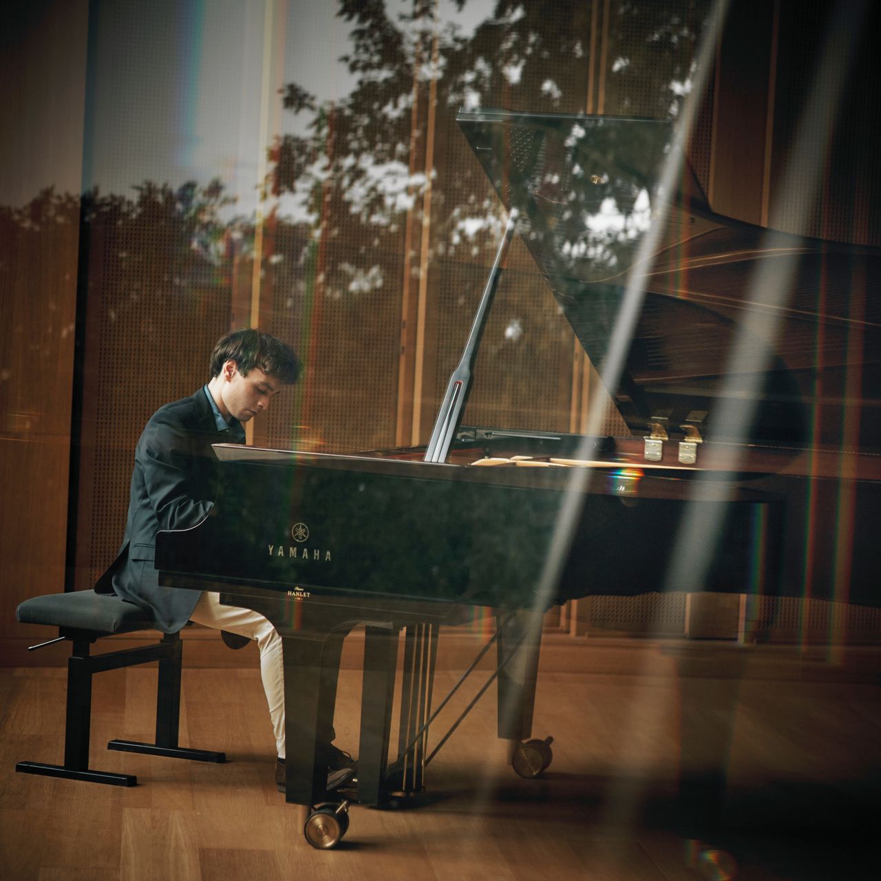 Pianist Jonathan Fournel: ‘Het gaat niet om de mooie noten, maar om het verhaal.’ 