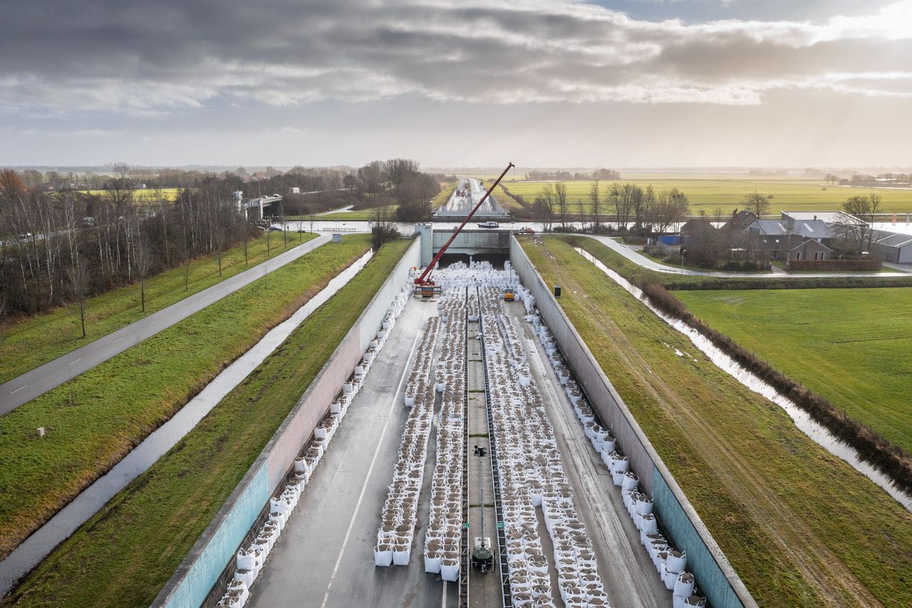 A7 tussen Sneek en Joure half februari deels weer open 