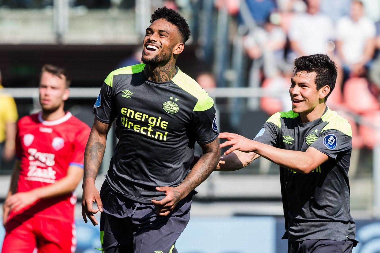 PSV koploper na ruime zege (1-7) op FC Utrecht 
