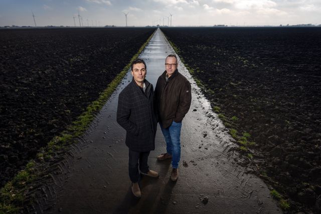 Vincent Nijsten (links en Johan van de Bergh.