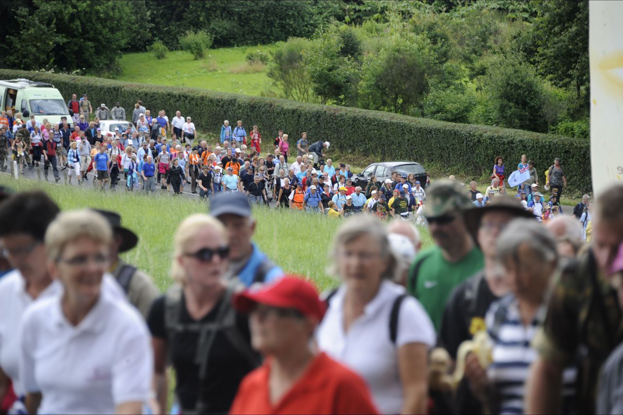 Eerste Vierdaagsewandelaar is binnen NRC