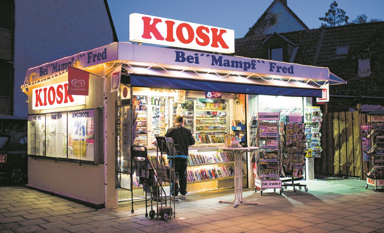 Kiosk in Essen.