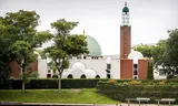 De Marokkaanse An-Nasr moskee in Huizen.