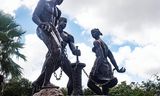 Het Tula-monument op Curaçao ter herinnering aan de slavenopstand in 1795.