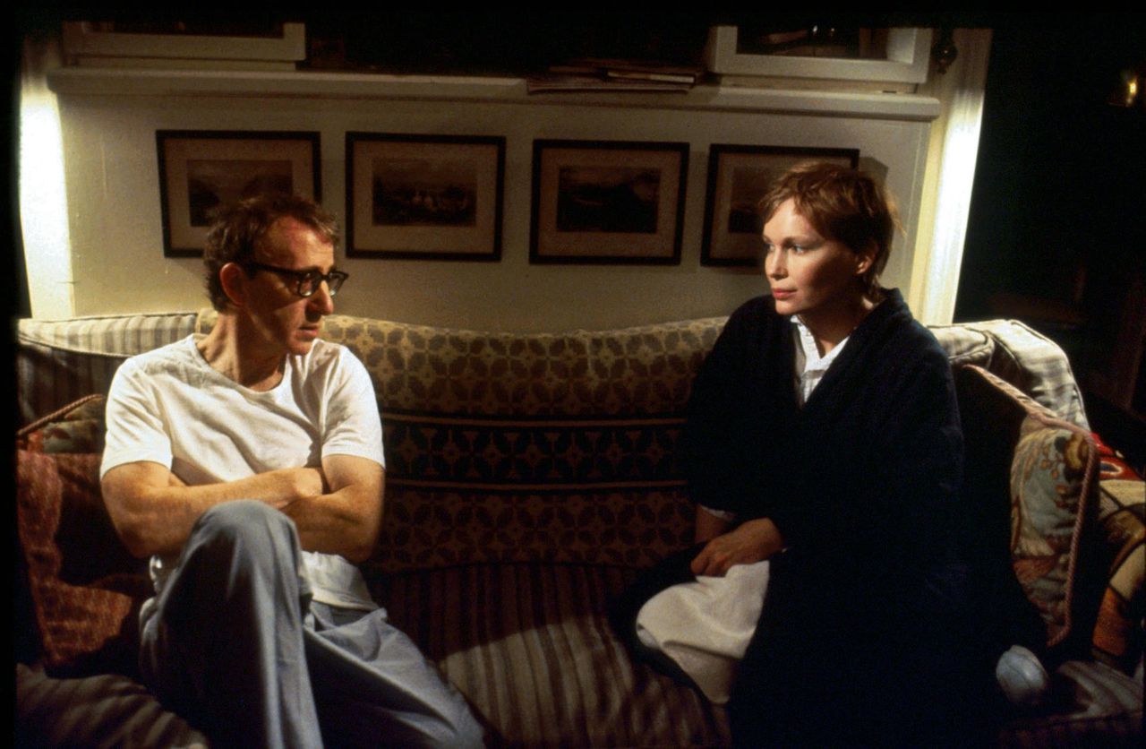 Woody Allen en Mia Farrow in Husbands en Wives