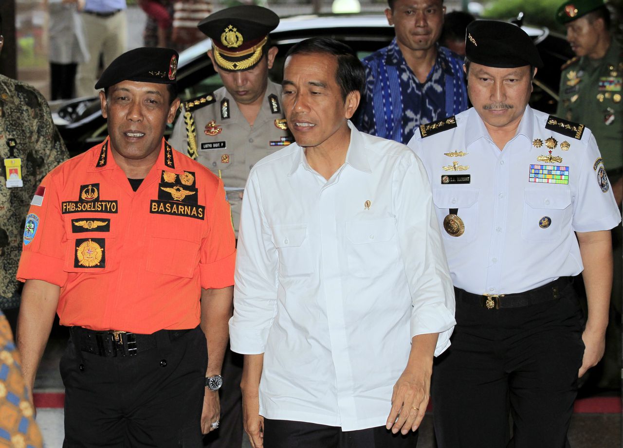 President Joko Widodo, hier op archiefbeeld, is voorlopig onaangedaan door de buitenlandse verzoeken om gratie of uitstel.
