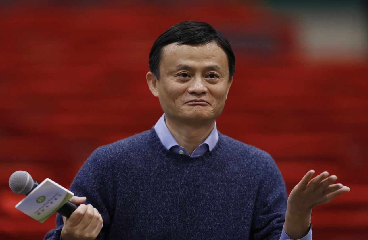 Alibaba-oprichter Jack Ma eerder dit jaar.
