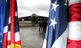 An American B-52H bomber in the UK, March 11, 2025. 
