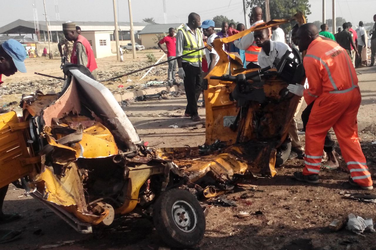 Bij een zelfmoordaanslag in oktober in het noordoosten van Nigeria kwamen negen mensen om het leven.