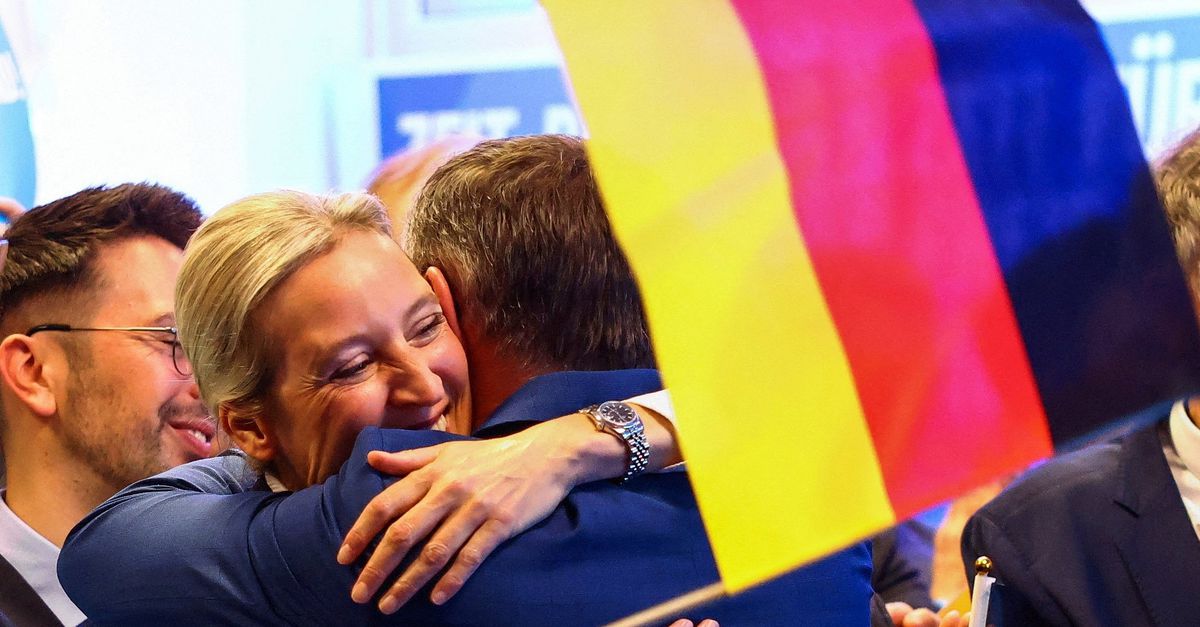 AfD-leider Weidel spreekt van 'historisch succes'
