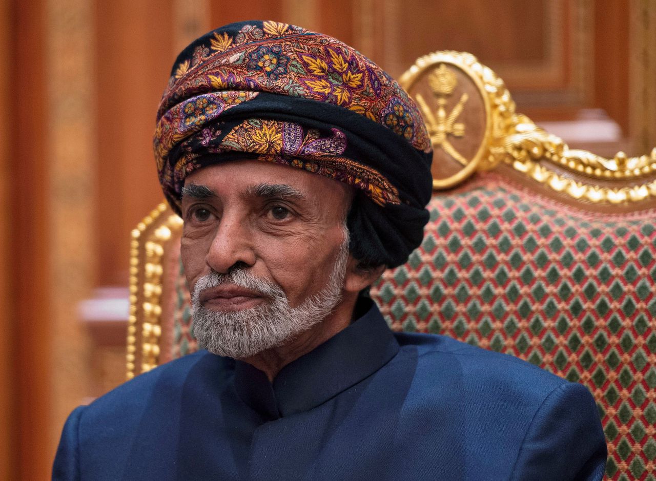 Sultan Qaboos bin Said al-Said in januari vorig jaar