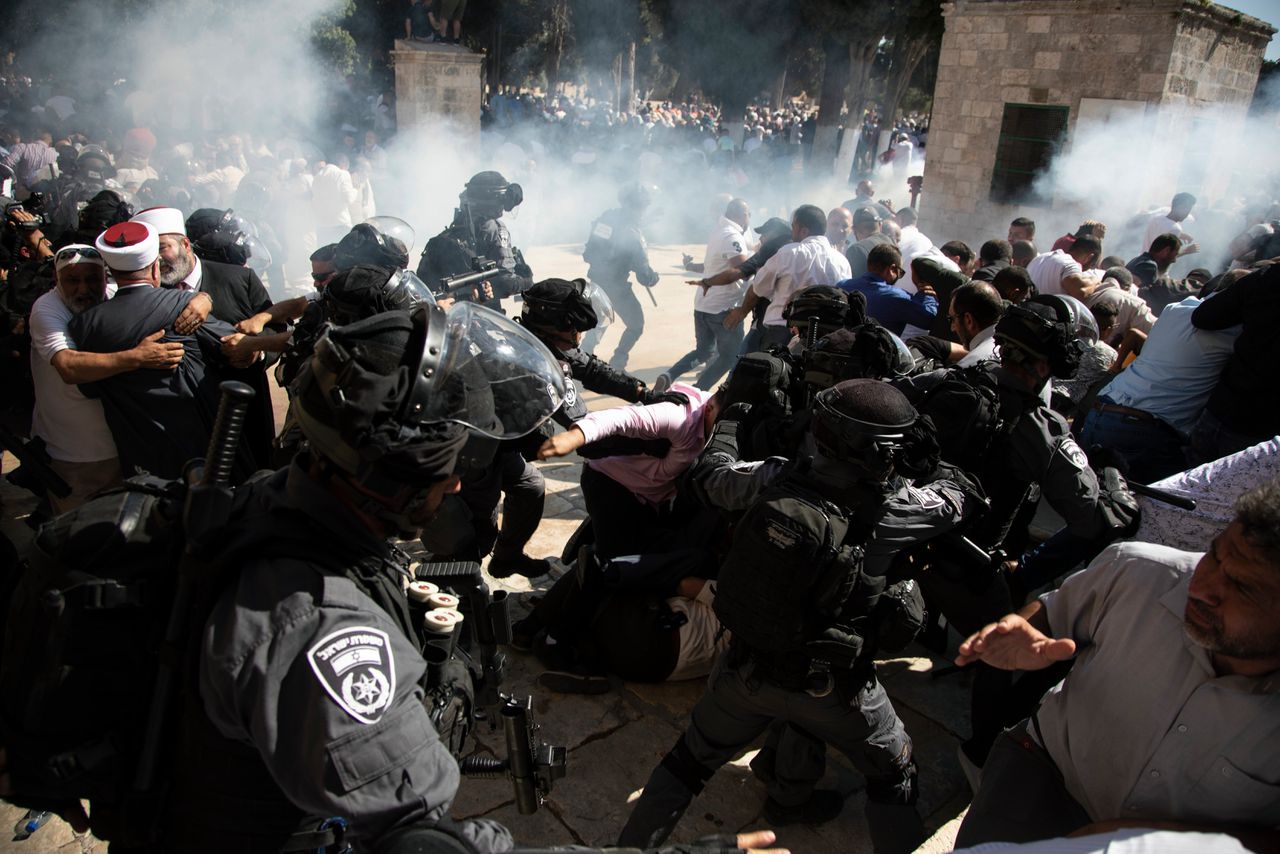Confrontatie tussen Palestijnen en Israëlische politie op Tempelberg 