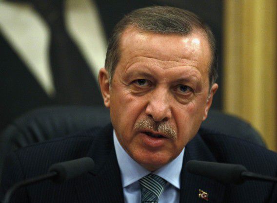 Premier Tayyip Erdogan op een archieffoto.
