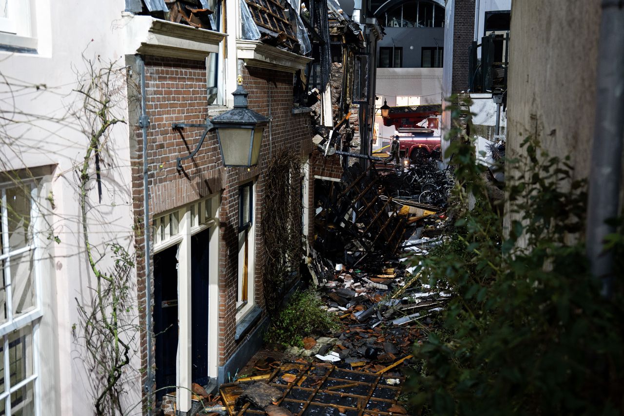 Bewoners van ingestorte panden Utrecht waren niet thuis