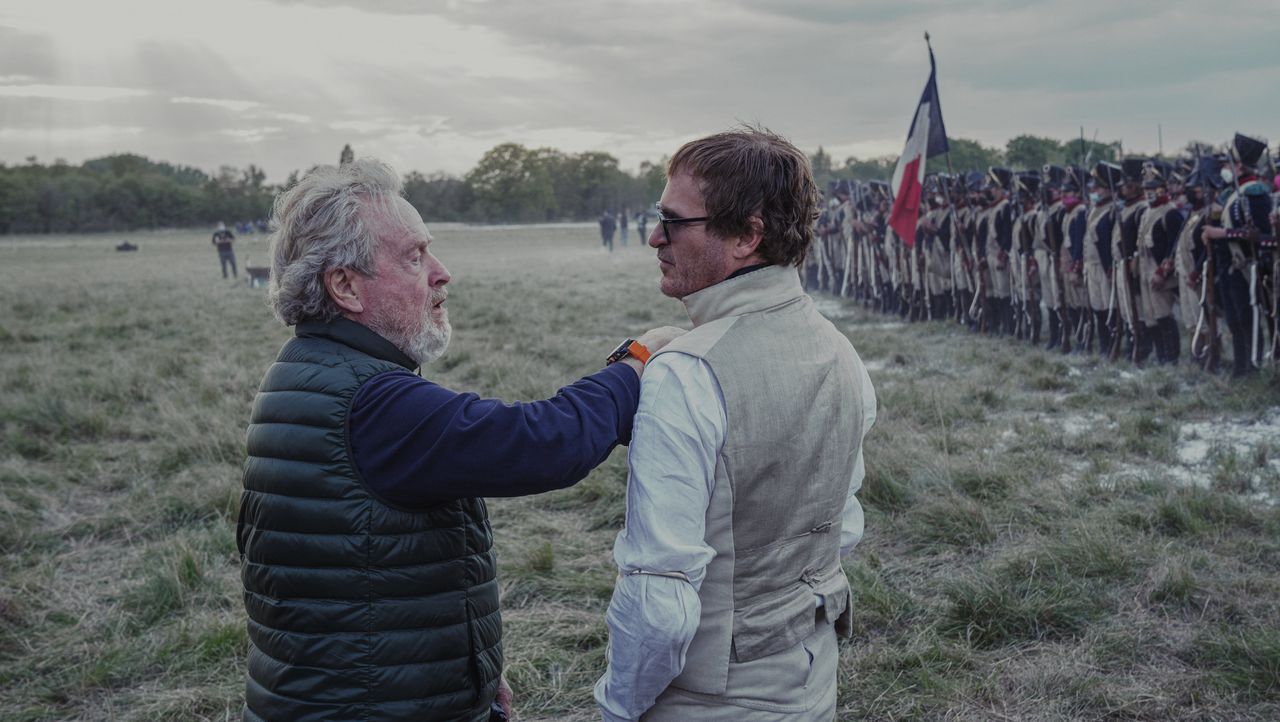 Een Napoleon op de filmset: regisseur Ridley Scott (85) lijkt steeds harder te werken 