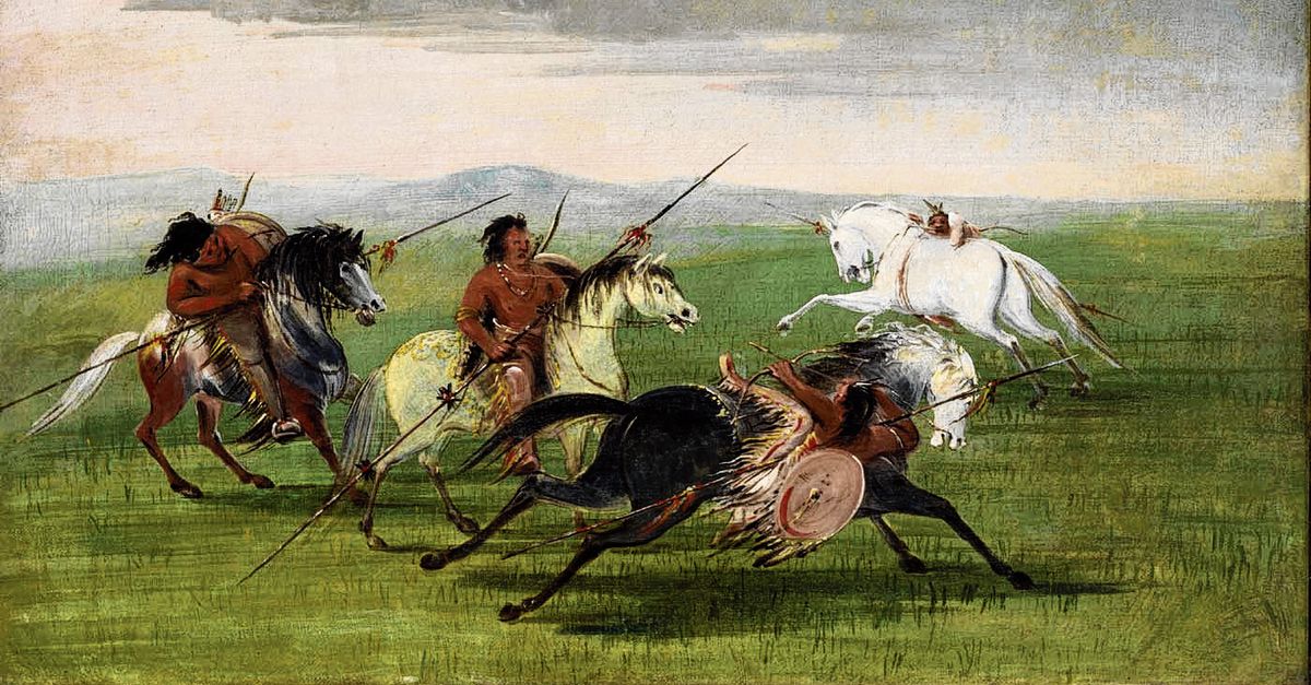 Native Americans had horses very early