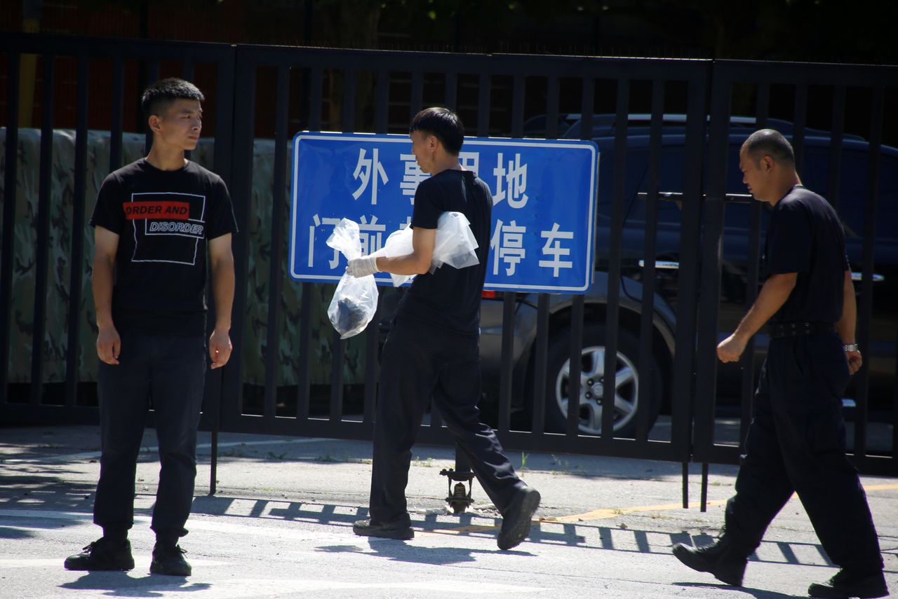Explosie bij Amerikaanse ambassade in Beijing 