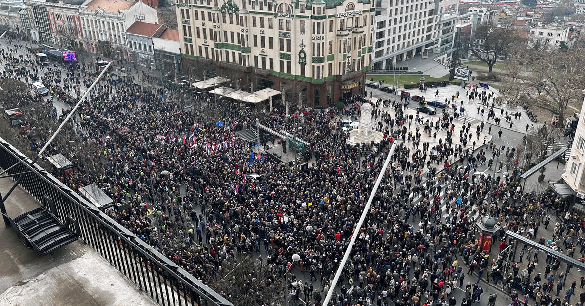 Thousands protest again against Serbian election results