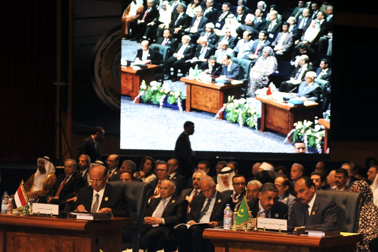 Leiders van de Arabische Liga bijeen in Egypte