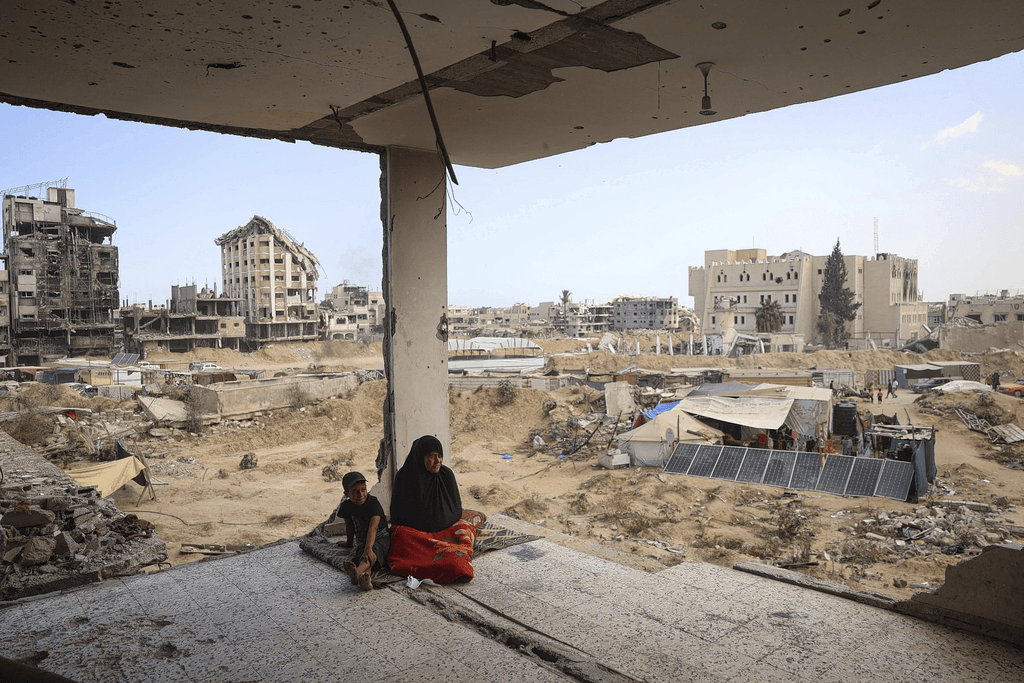 Duizenden inwoners van Gaza zijn opnieuw op de vlucht geslagen 