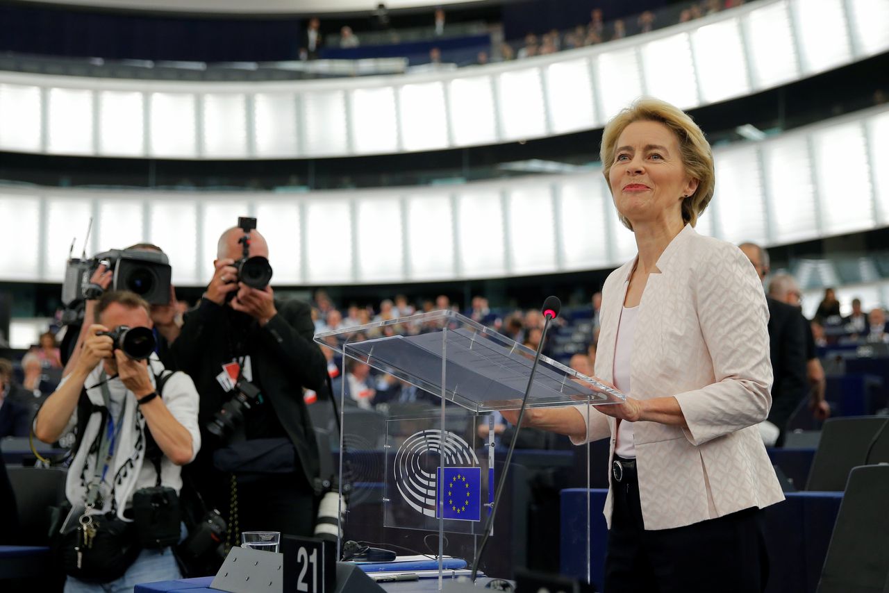 Von der Leyen hoopt met beloften steun Europees Parlement te winnen 