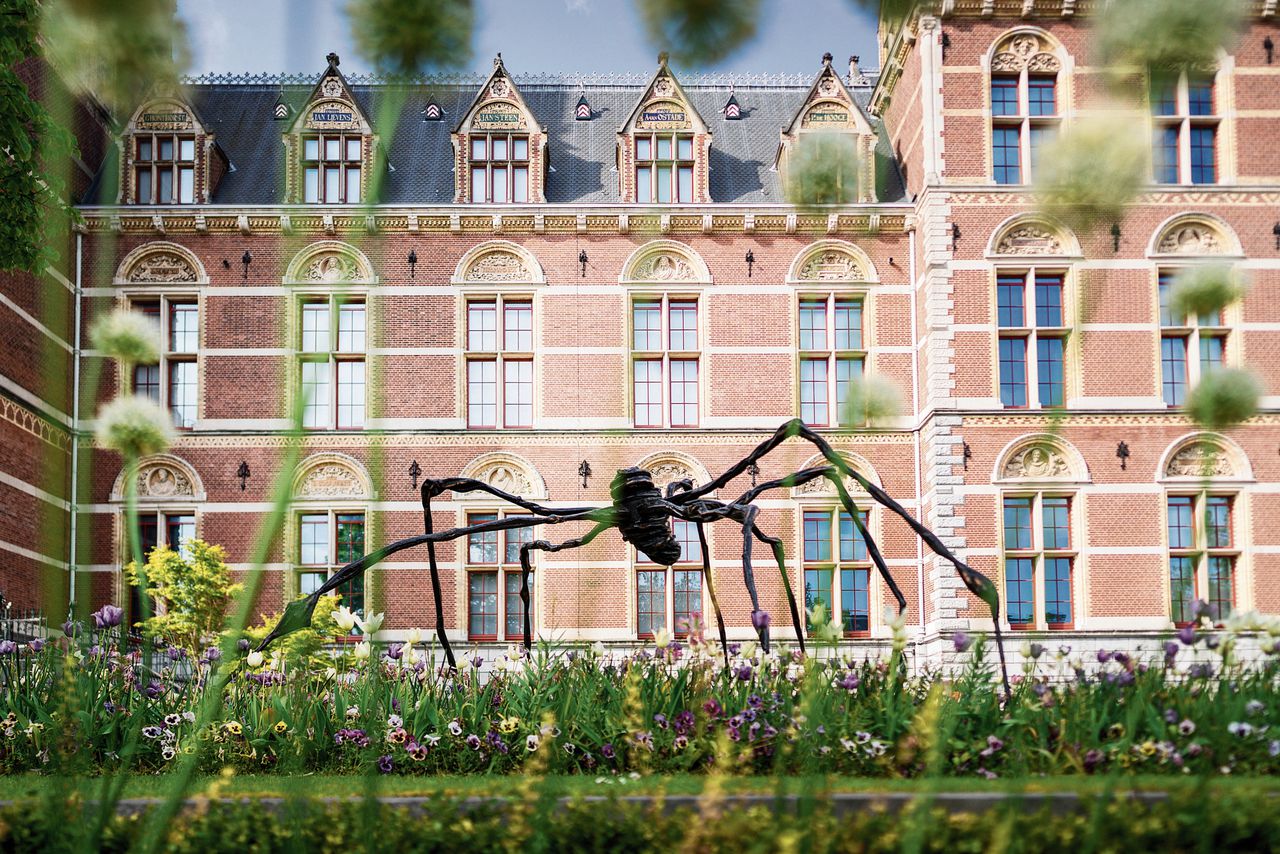 Spin in de tuin van het Rijksmuseum NRC