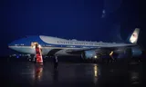 Air Force One at the Air Base Joint Base Andrews, in the Eastern American state of Maryland, after the return of President Donald Trump of the G7 summit in Canada. - Photo Al Drago/Getty Images 
