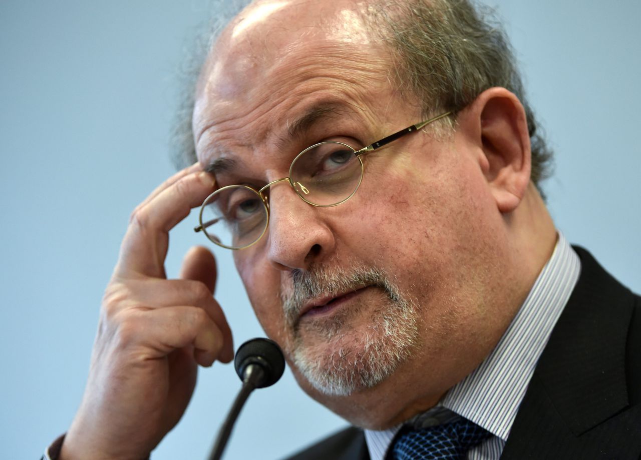 Schrijver Salman Rushdie/