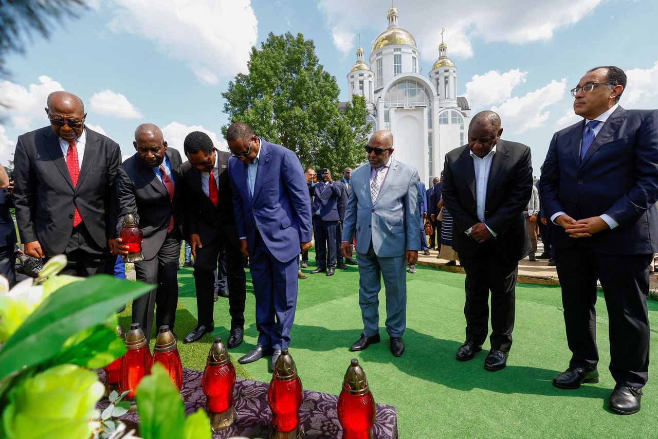 Vredesplan Afrikaanse leiders kan noch Oekraïne, noch Moskou bekoren 