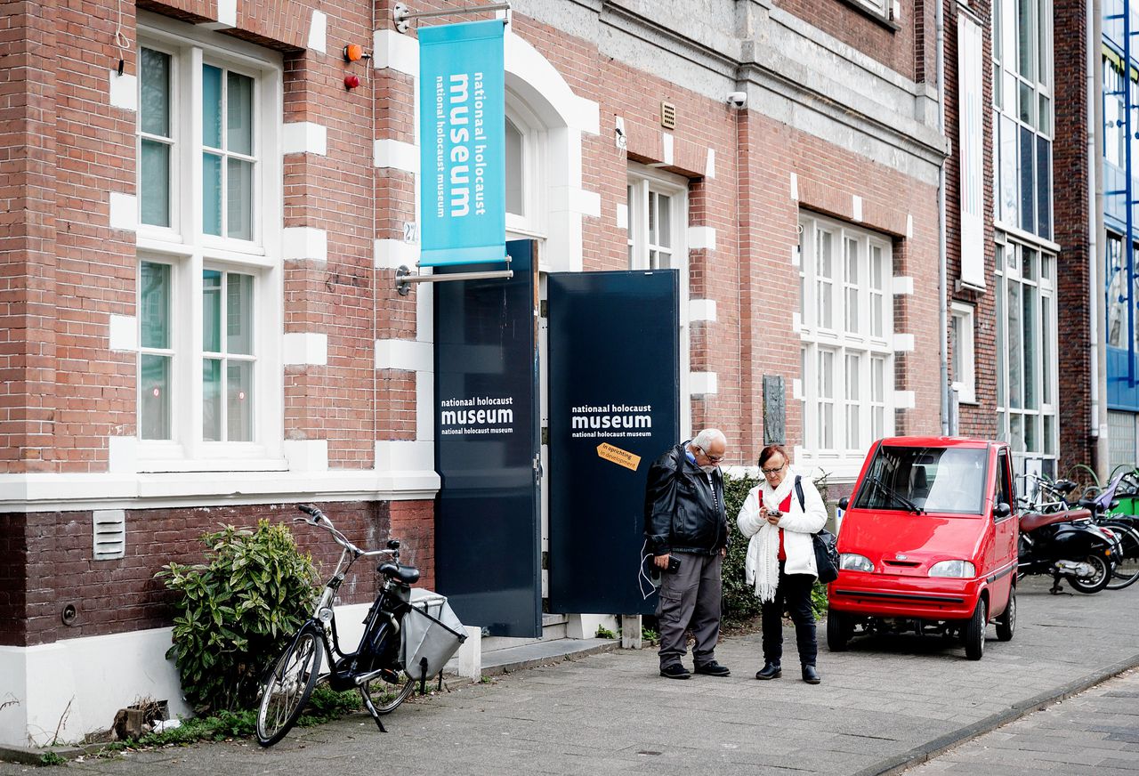 Het Nationaal Holocaust Museum in Amsterdam. Foto Robin van Lonkhuijsen/ANP